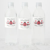 Cute Red Ladybug Baby Shower