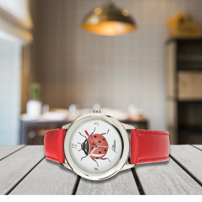 Cute red Ladybug Kids  Watch (Creator Uploaded)