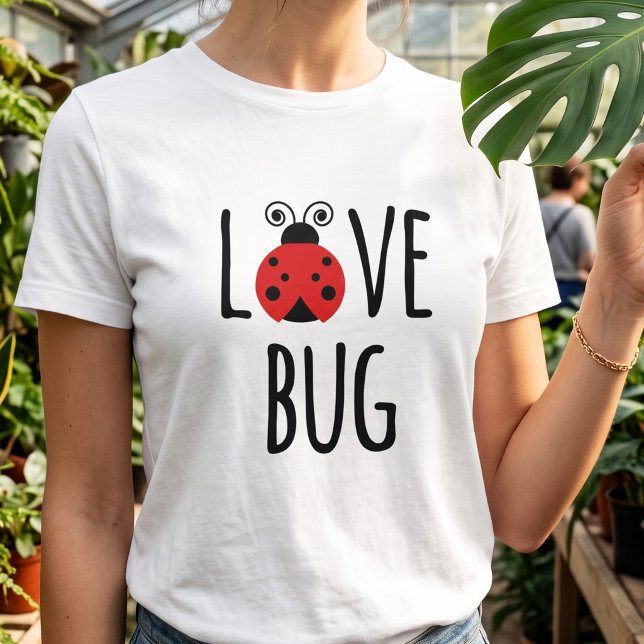 Cute Red Ladybug - Love Bug Valentines T-Shirt (Creator Uploaded)