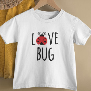 Cute Red Ladybug - Love Bug Valentines Toddler T-Shirt