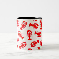 Cute Red Lobster Animal Pattern