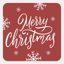 Cute Red Merry Christmas