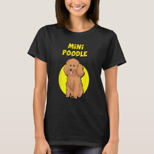 Cute Red Miniature Poodle T-Shirt
