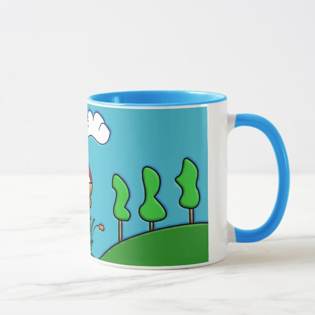 cute red mushroom mug (Right)