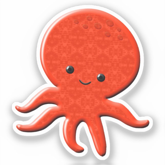 Cute Red Octopus (Front)