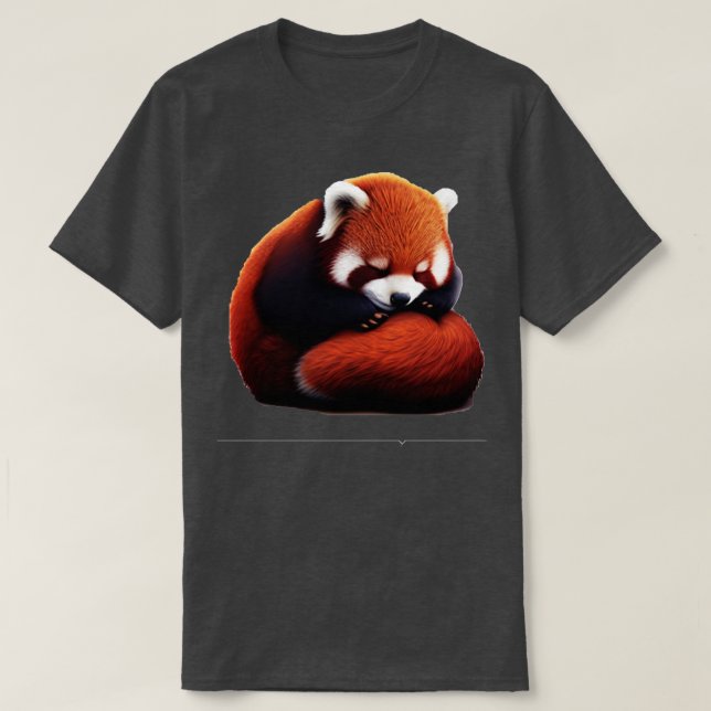 Cute Red Panda 2023 v7 T-Shirt (Design Front)