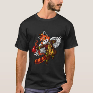 Cute Red Panda Bear Cupid T-Shirt