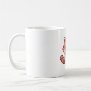Cute Red Panda Eating Japanese Dango Coffee Mug
