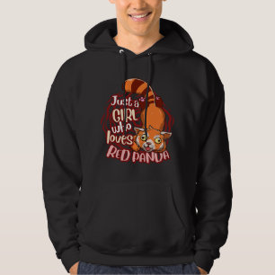 Cute Red Panda Just A Girl Who Loves Red Pandas  Hoodie