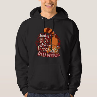 Cute Red Panda Just A Girl Who Loves Red Pandas  Hoodie