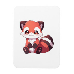 cute red panda magnet