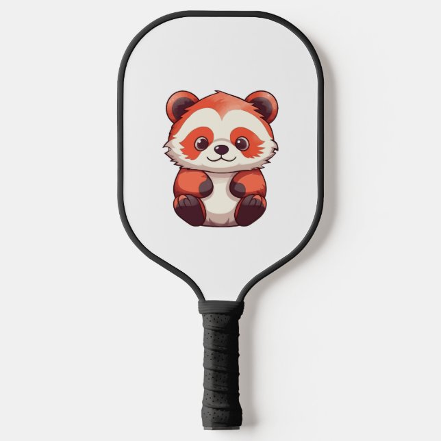Cute Red Panda  Pickleball Paddle (Front)