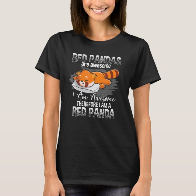 Cute Red Panda Shirt Red Panda Graphic_7 (Front)