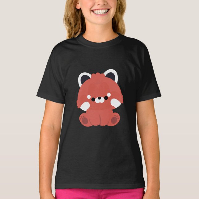 Cute Red Panda T-Shirt (Front)