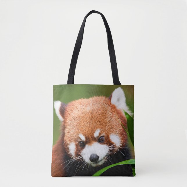 Cute Red Panda Tote Bag (Front)