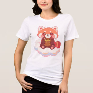 Cute Red Panda Tri-Blend Shirt