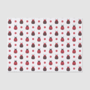 Cute Red Pattern Tissue Paper