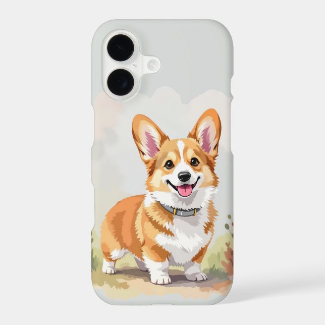 Cute Red Pembroke Welsh Corgi Dog (Back)