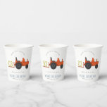 Cute Red Rust Farm Tractor Kids Any Age Birthday Paper Cups<br><div class="desc">A Fun Cute Boys RED RUST FARM TRACKTOR THEME BIRTHDAY Collection.- it's an Elegant Simple Minimal sketchy Illustration of farm tractor carrying the Birthday year, perfect for your little ones birthday party. It’s very easy to customise, with your personal details. If you need any other matching product or customisation, kindly...</div>