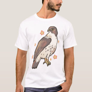 Cute red tailed hawk Delight � Cute Animal Art T-Shirt