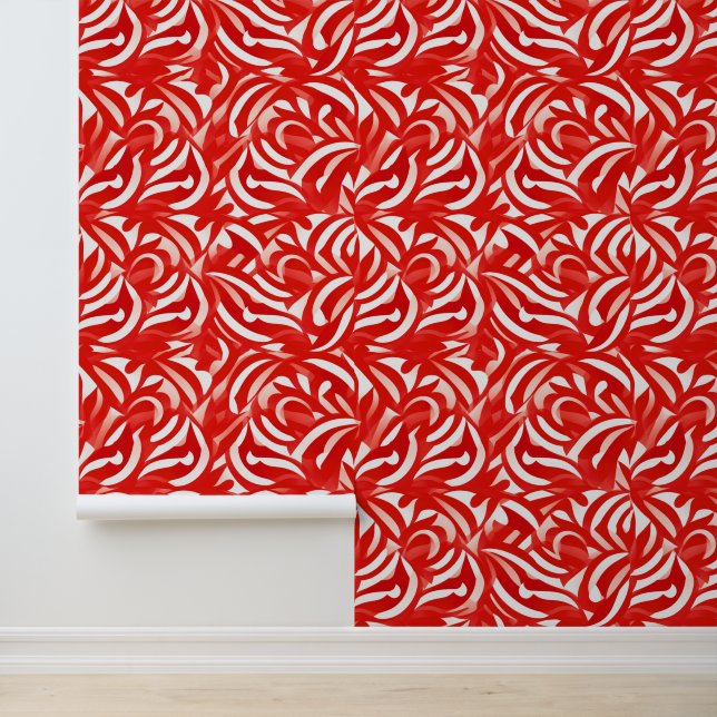 Cute red tiled pattern Wallpaper  (Application)