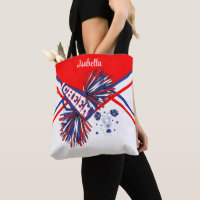 Cute Red, White and Blue Cheerleader Design 2
