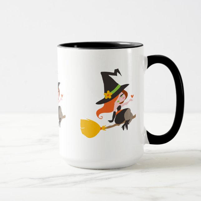 Cute Redhead Witch Mug (Right)