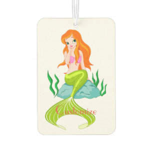 Cute Redheaded Mermaid Thunder_Cove  Car Air Freshener