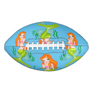 Cute Redheaded Mermaid Thunder_Cove Football