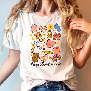 Cute Registered Nurse Elements Nurse Things T-Shirt