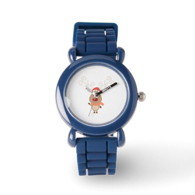 Cute reindeer cartoon watch (Front)