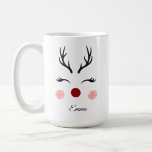 Cute Reindeer Christmas  Coffee Mug