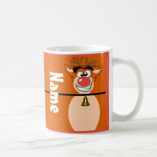 Cute Reindeer Christmas Holiday Coffee Tea Mug