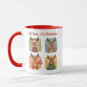 Cute Reindeer Christmas – Oh Deer Mug