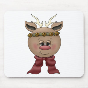 Cute Reindeer Mouse Pad