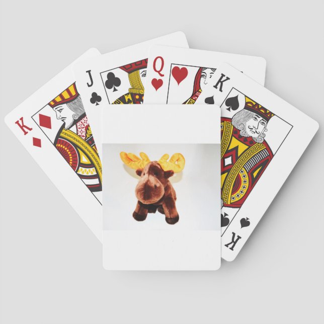 CUTE REINDEER PLAYING CARDS (Back)