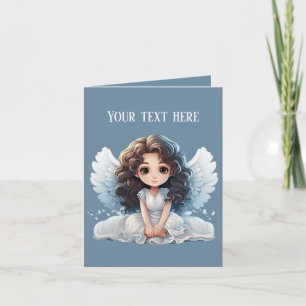 Cute Religious Angel add text Card