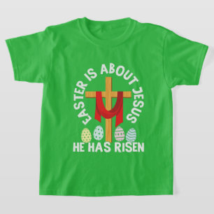 cute Religious Jesus Easter Cross T-Shirt