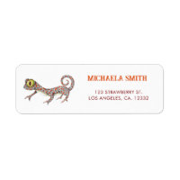 Cute Reptile Return Address