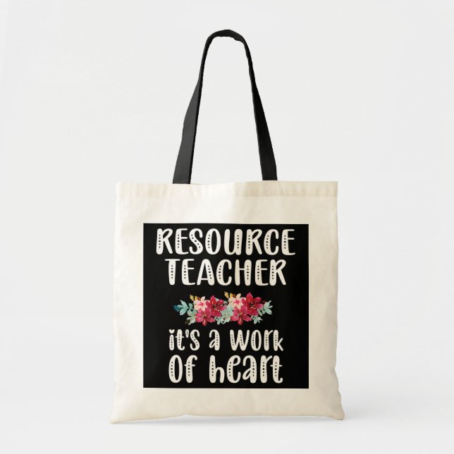 Cute Resource Teacher Resource Teaching  Tote Bag (Front)