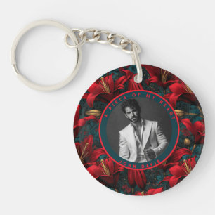 Cute Retirement Gifts For Grandma Custom Lilies Key Ring
