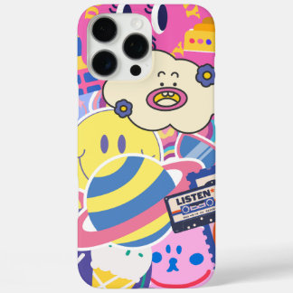 Cute Retro Aesthetic Pastel Vintage Y2K/90's iPhone 16 Pro Max Case