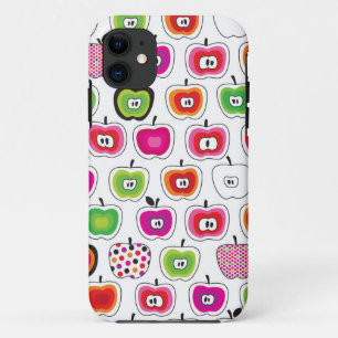 Cute retro apple pattern iPhone 11 case
