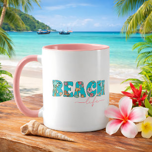 Cute Retro Beach Life Coffee Mug