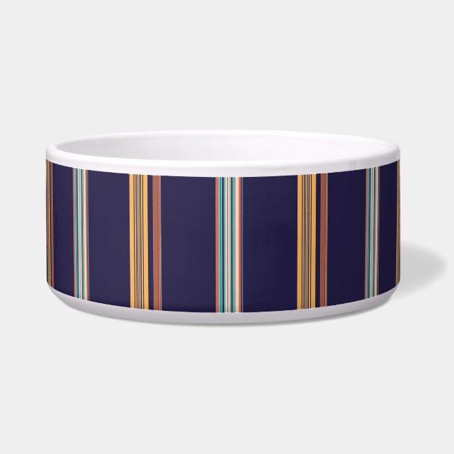 Cute retro blue stripes (Front)