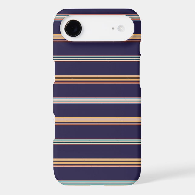 Cute retro blue stripes (Back)