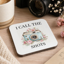 Cute Retro Camera Coaster for Photography Lovers |