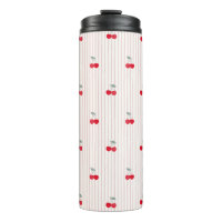 Cute Retro Cherry Pattern Sweetheart Glaze
