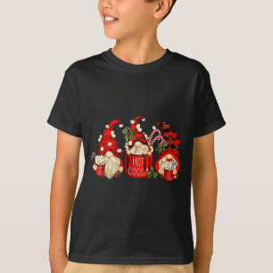 Cute Retro Chocolate Hot Cocoa Mug Funny Gnomes Ch T-Shirt