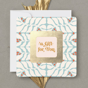 Cute Retro Christmas  Gift Certificate